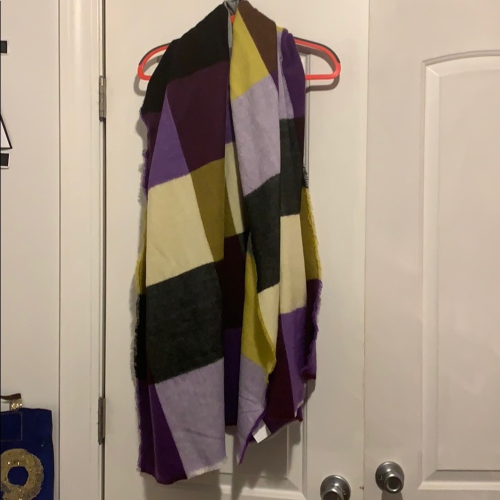 Under Zero multicolored long scarf